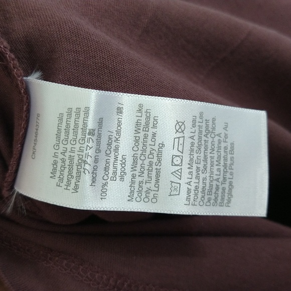 NWOT Madewell Crew Neck T-Shirt Spiced Plum - Picture 8 of 8